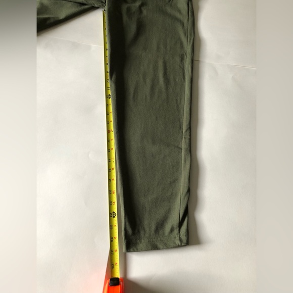 Khaki Straight Leg Sweatpants With Pockets - Picture 9 of 10